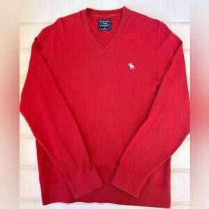 Abercrombie & Fitch Men’s Pima Cotton V-Neck Sweater‎ Size Medium